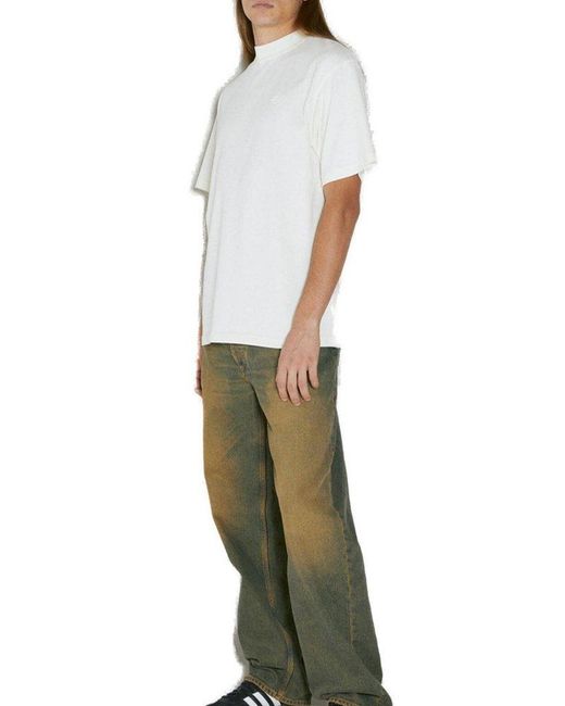 Eytys White Ferris Crewneck T-Shirt for men