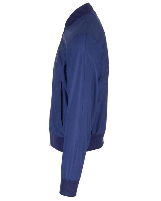 Zegna Blue Bomber Jacket for men