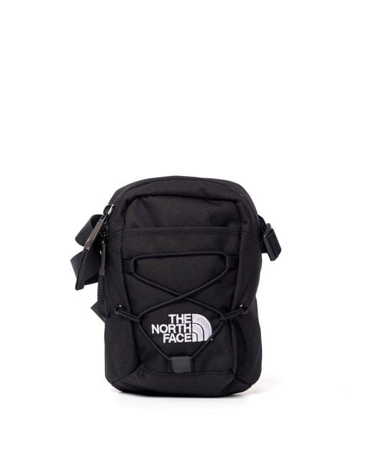 The North Face Black Jester Logo Embroidered Crossbody Bag for men