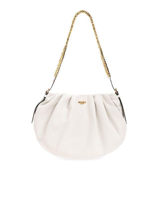 Moschino White Shoulder Bag With Logo,