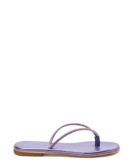 Kima Purple Thong Sandals