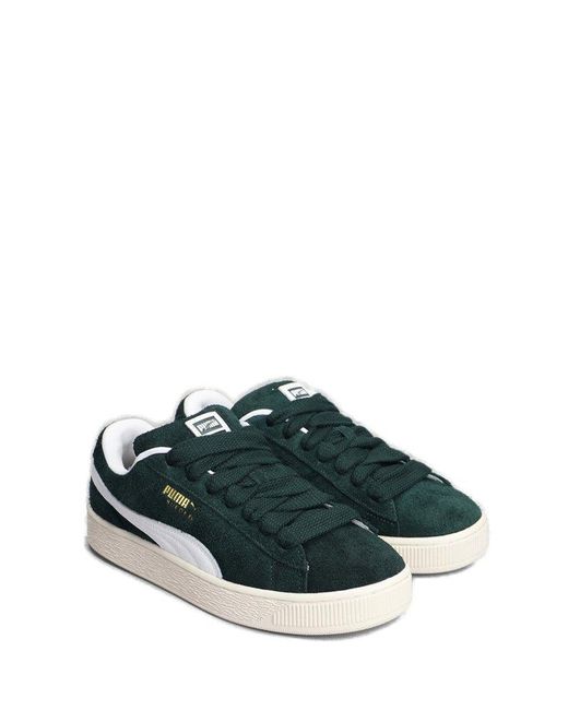 PUMA Green Xl Round-toe Lace-up Sneakers for men