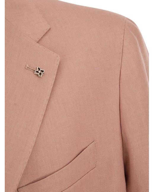 Tagliatore Natural Two-Button Wool Jacket for men