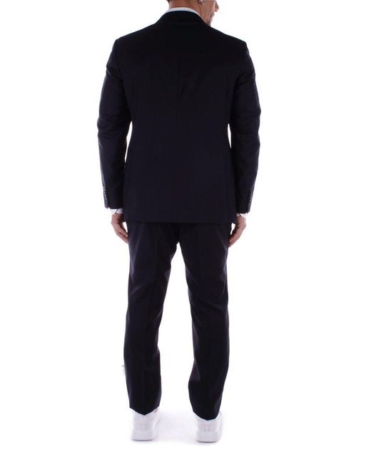 Tagliatore Blue Single-Breasted Tailored Suit for men