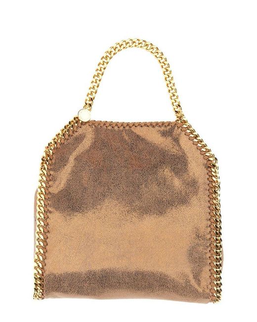 Stella McCartney Natural Falabella Chain Mini Tote Bag