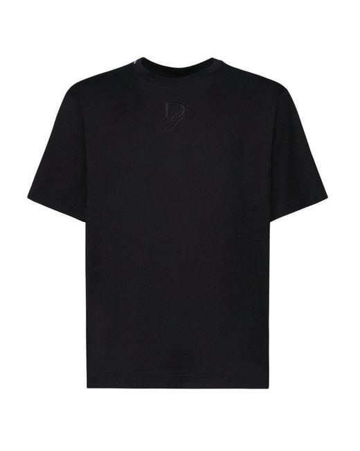 Dolce & Gabbana Black T-Shirts And Polos for men