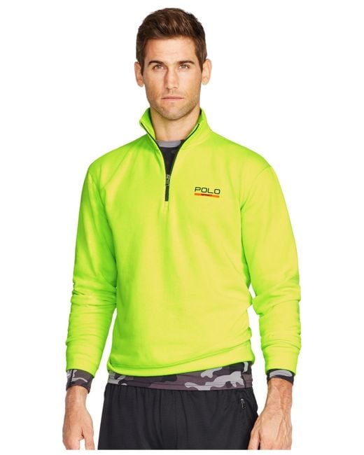 green polo pullover