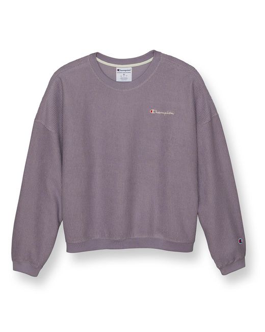Champion Corduroy Campus Corded Crew in 