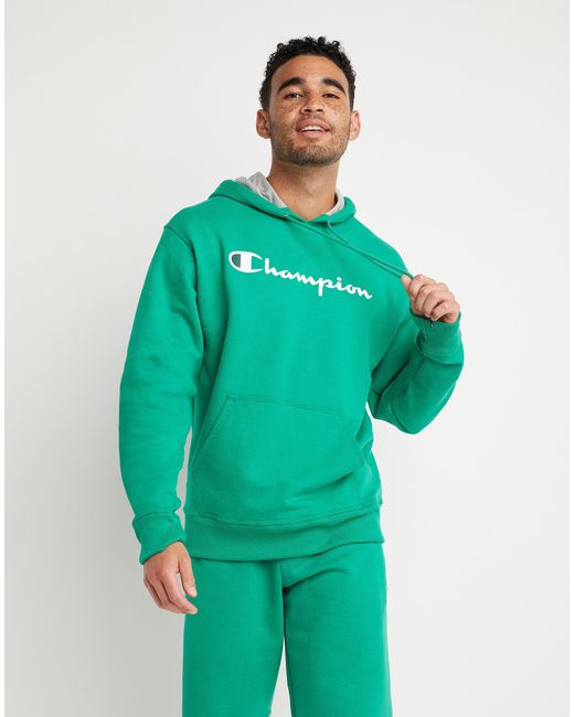 champion powerblend fleece hoodie