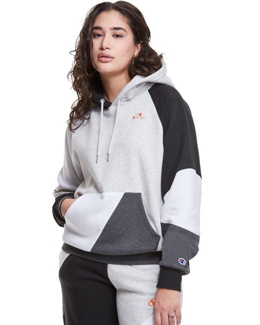 champion patchwork hoodie