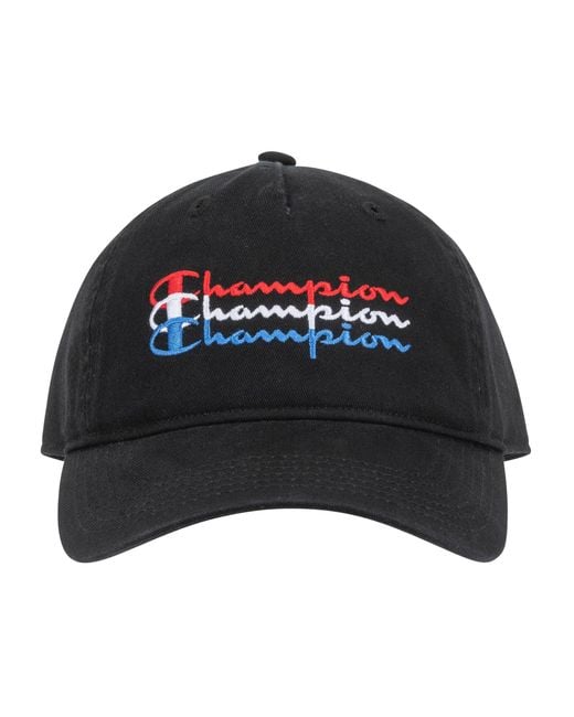 Champion Black Americana Cap for men