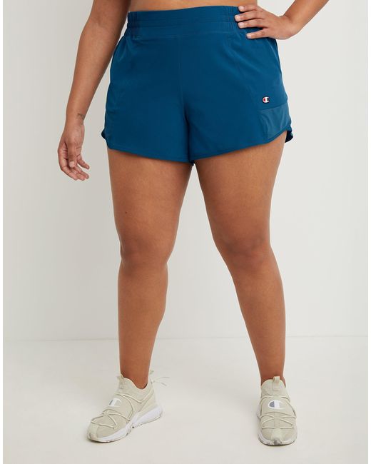 Champion Plus Absolute Woven Shorts in Blue Lyst