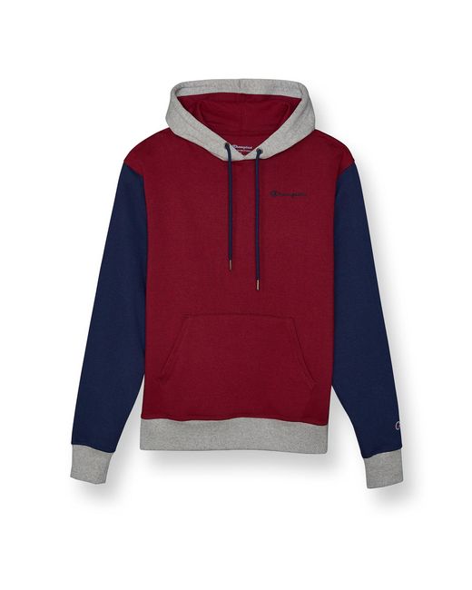powerblend fleece colorblocked hoodie