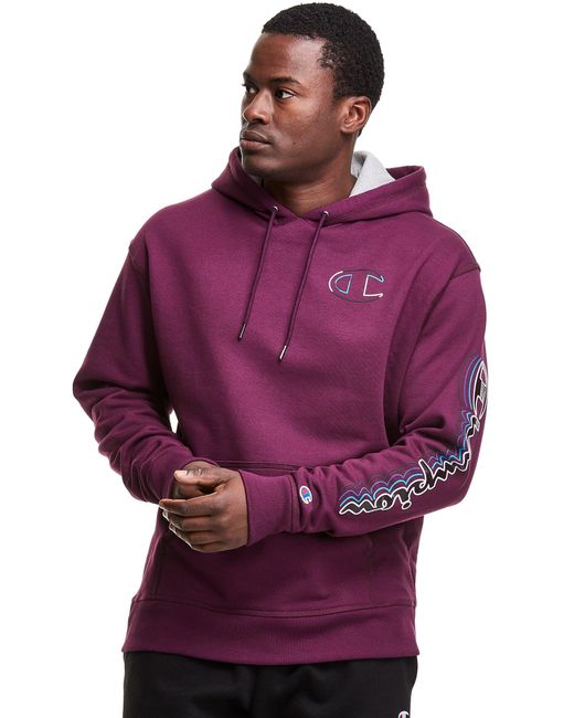 champion dark berry purple hoodie