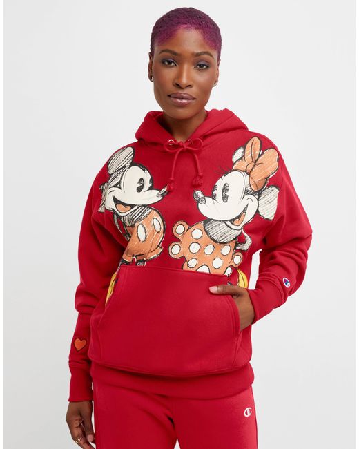 Champion Disney's Mickey & Friends Reverse Weave Boyfriend Hoodie in