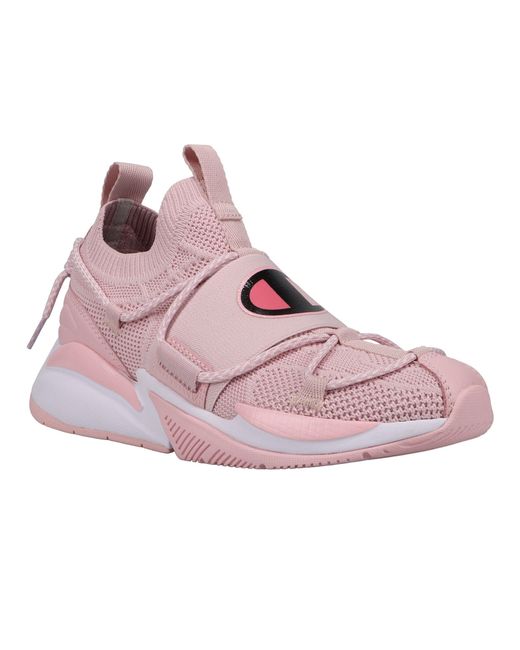 Champion Leather Xg Reveal Shoes in Pink | Lyst
