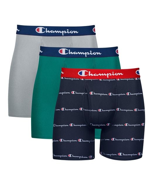 Champion Synthetic Lightweight & Breathable Boxer Briefs for Men - Lyst