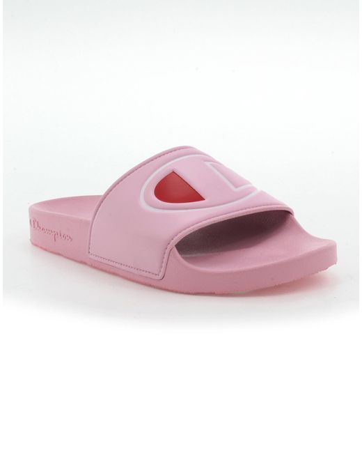 champion pink ipo slide sandals