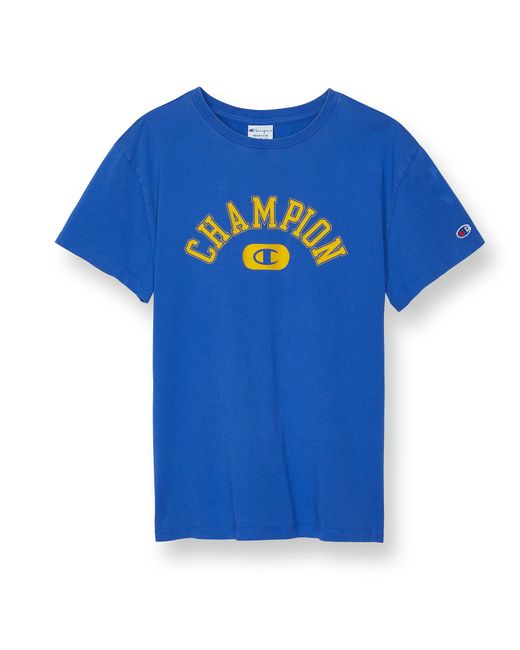 Champion Cotton Vintage Wash Classic Tee in Blue | Lyst