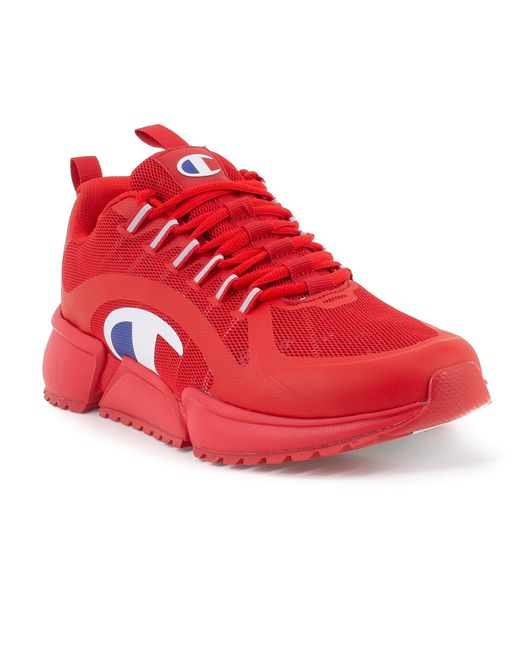 champion sneakers red