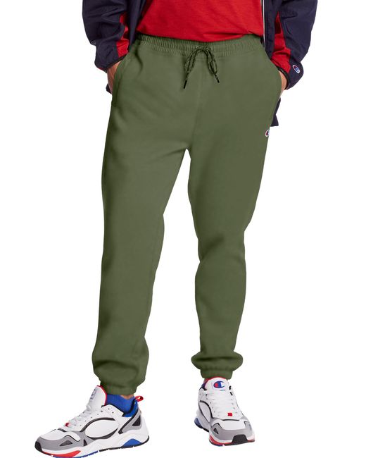 mens olive green sweatpants