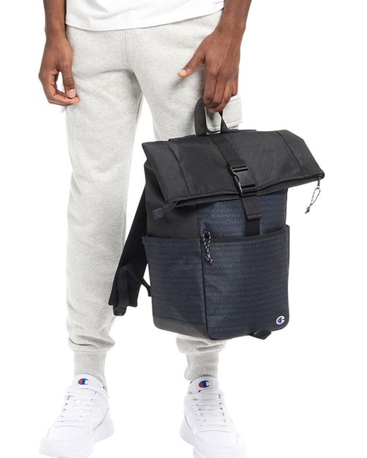 Champion Core Rolltop Backpack in Dark Grey (Gray) Lyst