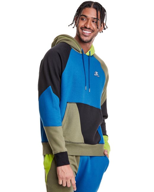 champion patchwork hoodie
