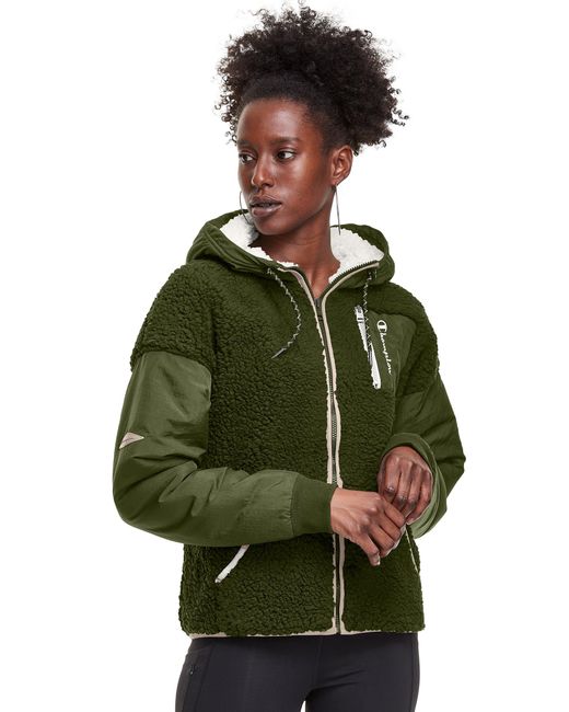 champion olive green jacket