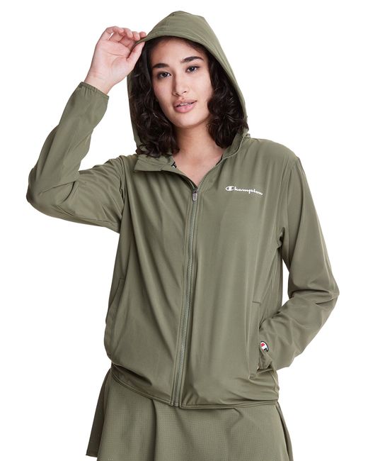 champion olive green jacket