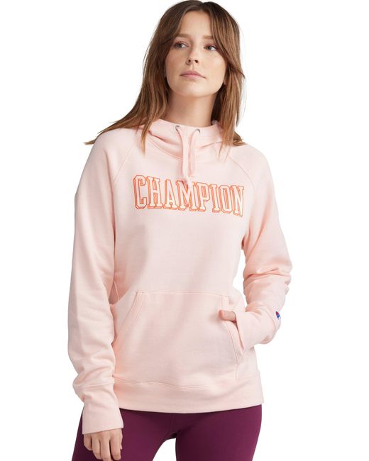 champion coral hoodie