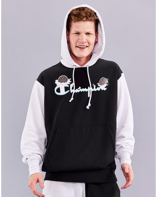 Champion colorblock reverse weave hoodie Outlet