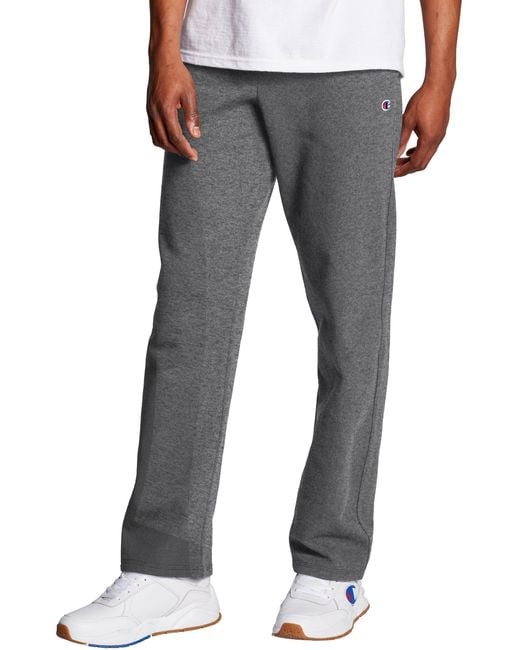 Champion women's open bottom eco best sale fleece sweatpant