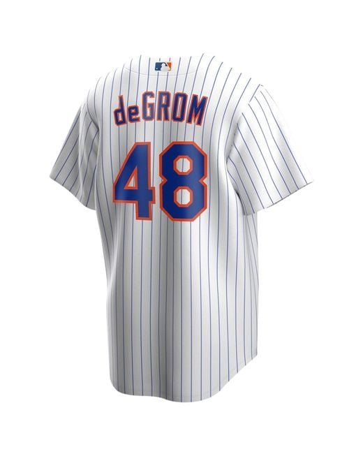 Nike Synthetic Jacob Degrom Mets Replica Player Jersey in White/White ...