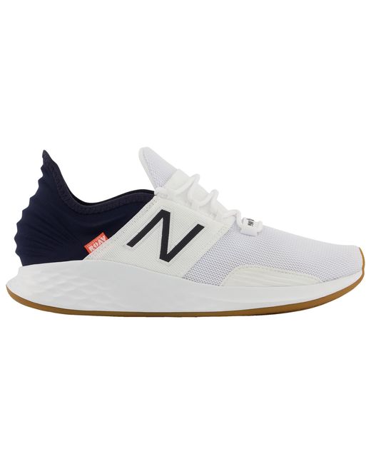 New Balance Synthetic Fresh Foam Roav V2 Running Shoes in White/Black