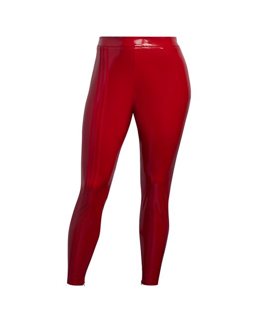 adidas X Ivy Park Plus Latex Pants in Red - Lyst