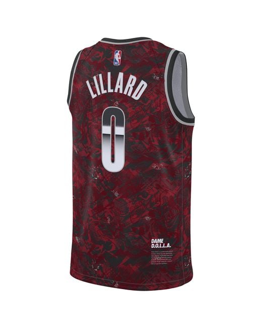 damian lillard nike jersey