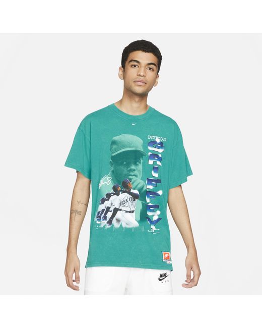 Nike Cotton Sportswear Max 90 T-shirt in Teal/Black (Green) for Men - Lyst