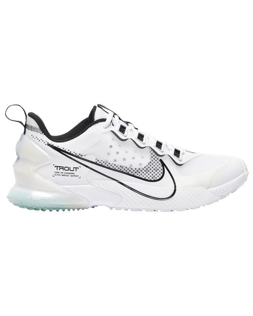 Nike Rubber Force Zoom Trout Ltd Turf Baseball Shoes in Metallic for