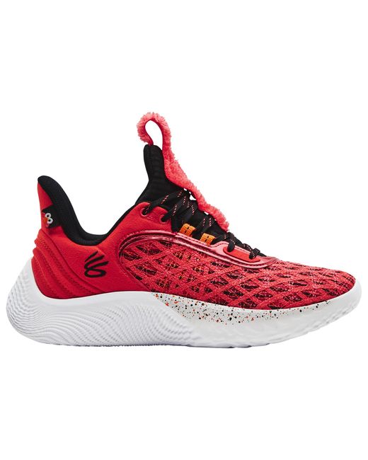 Under Armour Curry 9 Street - Basketball Shoes in Red/White (Red) for ...