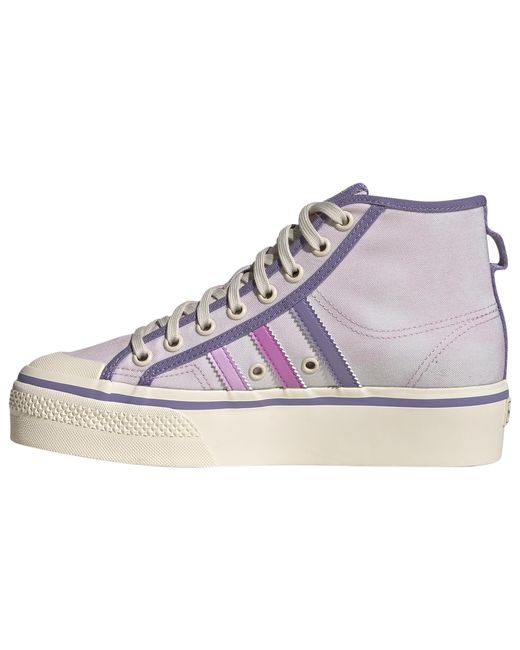 adidas Rubber Nizza Platform Mid - Basketball Shoes in Purple | Lyst