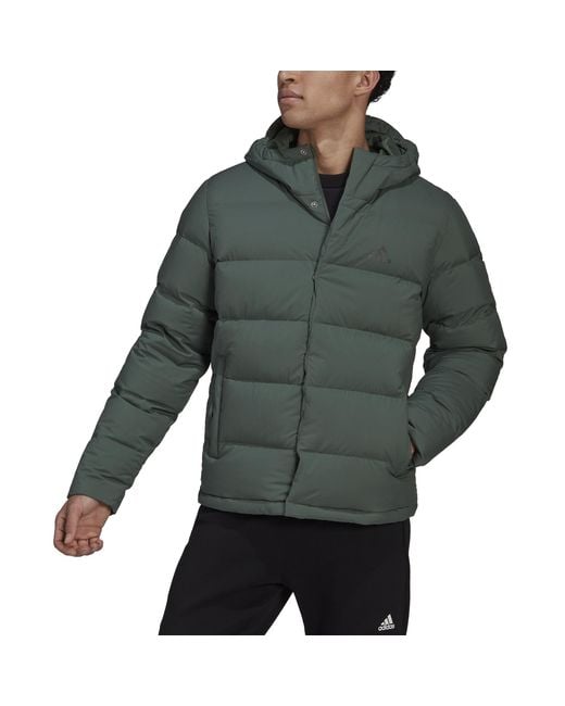 adidas Synthetic Helionic Jacket in Green for Men | Lyst