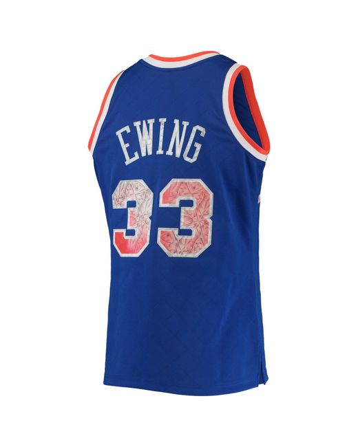 Mitchell & Ness Synthetic Patrick Ewing Knicks 75th Anniversary Jersey