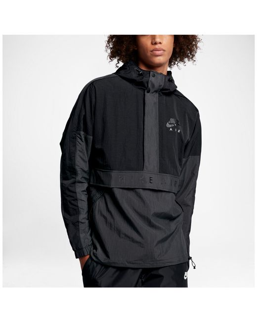 Nike Synthetic Air Anorak Jacket in Black/Anthracite/Black/Black (Black)  for Men | Lyst