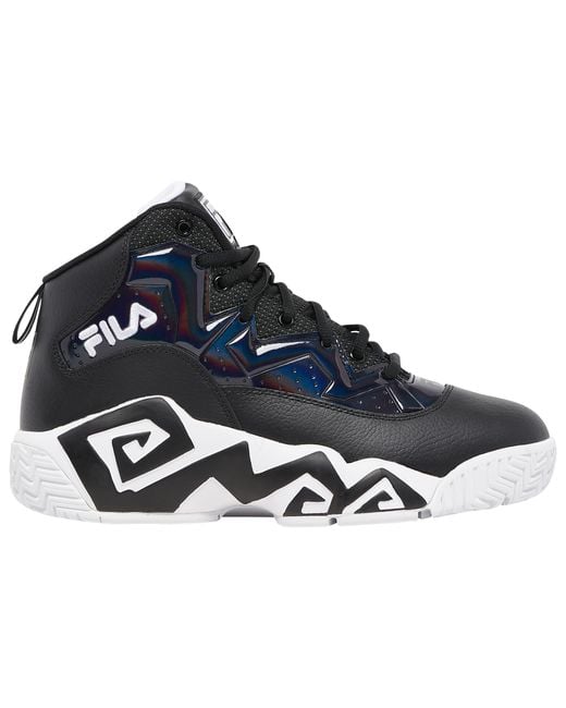 Fila Rubber Mb Night Walk - Basketball Shoes in Black/White (Black) for ...