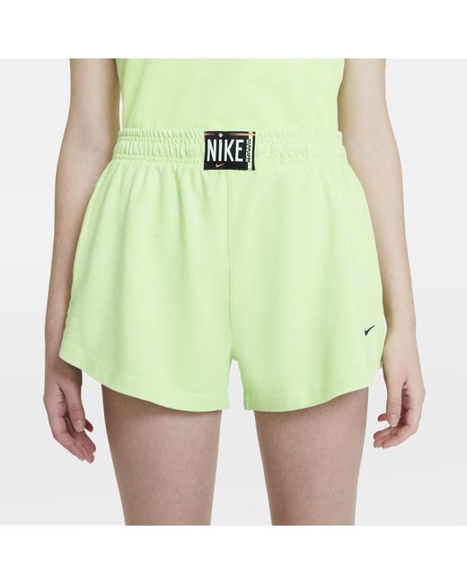 Nike Cotton Wash Hr Shorts in Green | Lyst