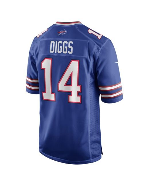 Nike Satin Stefon diggs Bills Game Day Jersey in Blue/Blue (Blue) for ...