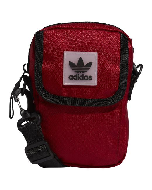 adidas Originals Synthetic Utility Festival Crossbody in Red | Lyst