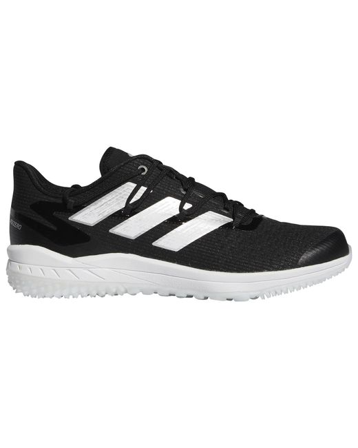 adidas Rubber Adizero Afterburner 8 Turf - Baseball Shoes in Black/Silver/White (Black) for Men 