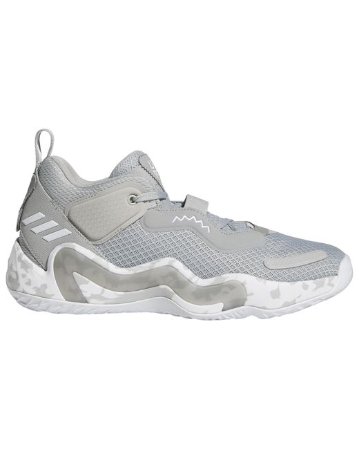 adidas D.o.n. Issue 3 Basketball Shoes in Grey/White/Grey (Gray) for