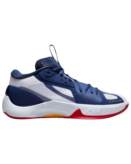 Nike Zoom Separate Basketball Shoes in Blue for Men Lyst